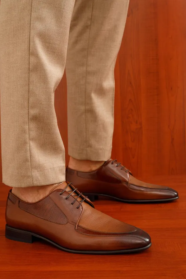 Vinci Leather Dress Shoes The Gardi Tan Leather Derby Shoe 8211 Men