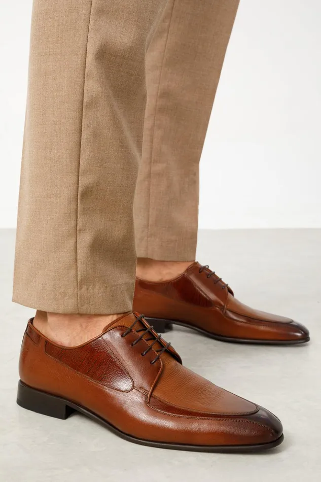 Vinci Leather Dress Shoes The Gardi Tan Leather Derby Shoe 8211 Men