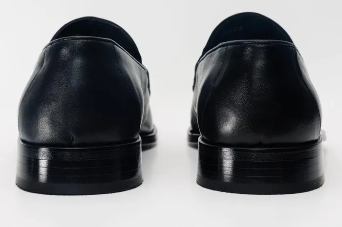 Vinci Leather Dress Shoes The Marinka Black Leather Shoe Penny Loafer Shoe 8211 Men