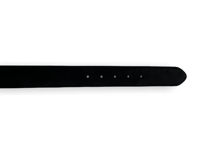 Vinci Leather Leather Belts The Bari Black Suede Leather Belt 8211 Men