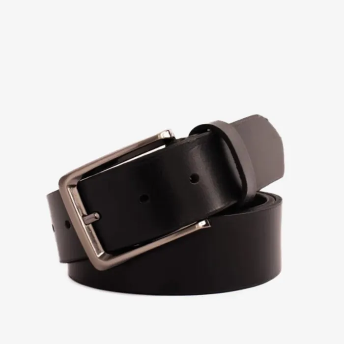 Vinci Leather Leather Belts The Mercury Black Calfskin Belt 8211 Men