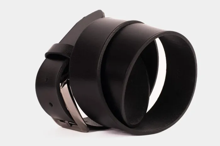 Vinci Leather Leather Belts The Mercury Black Calfskin Belt 8211 Men