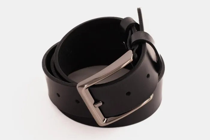 Vinci Leather Leather Belts The Mercury Black Calfskin Belt 8211 Men