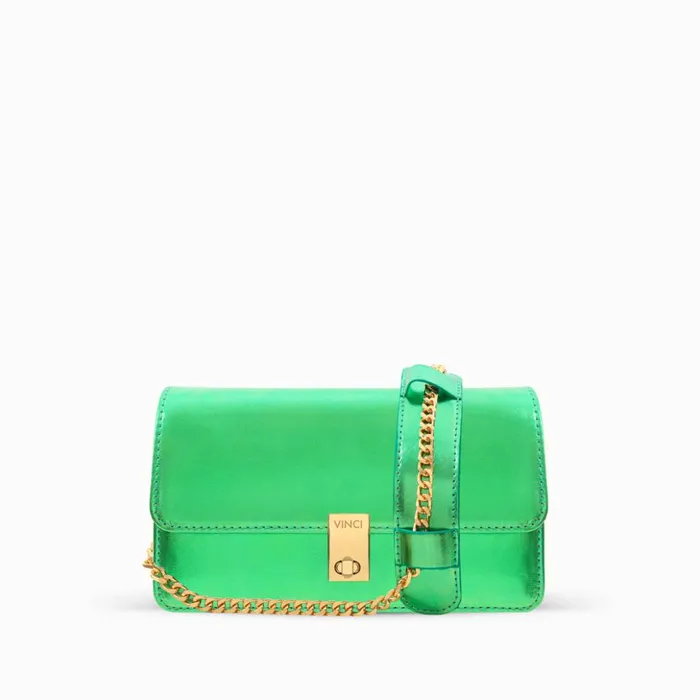 Vinci Leather Sandals The Torola Green Handbag 8211 Women