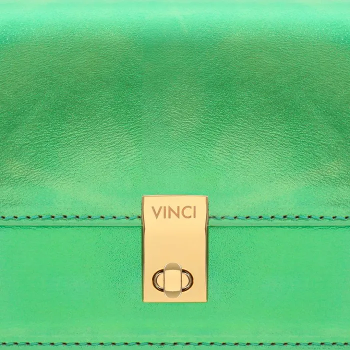 Vinci Leather Sandals The Torola Green Handbag 8211 Women