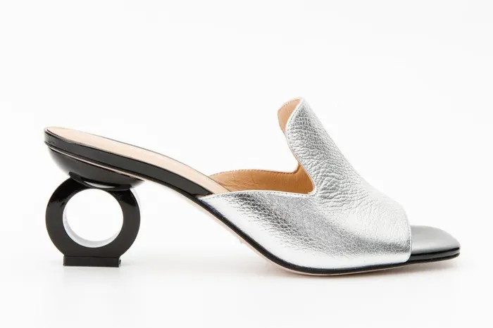 Vinci Leather Sandals The Tory Silver Leather Sandal 8211 Women