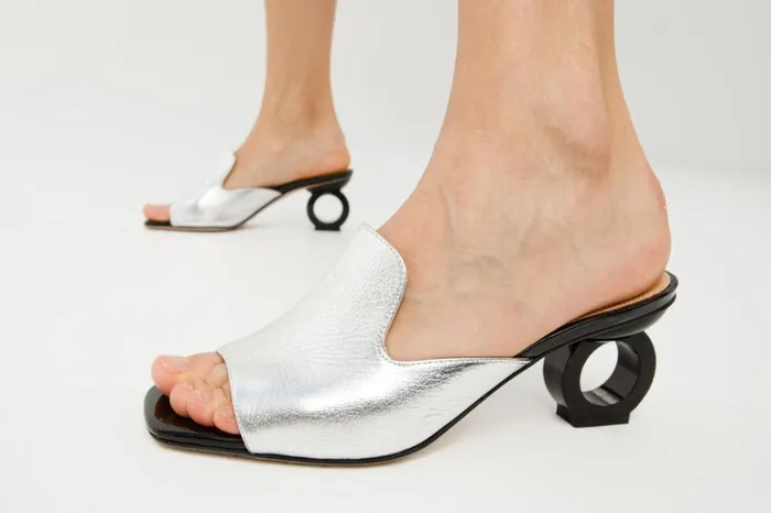 Vinci Leather Sandals The Tory Silver Leather Sandal 8211 Women