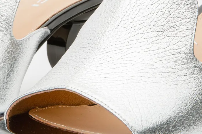 Vinci Leather Sandals The Tory Silver Leather Sandal 8211 Women