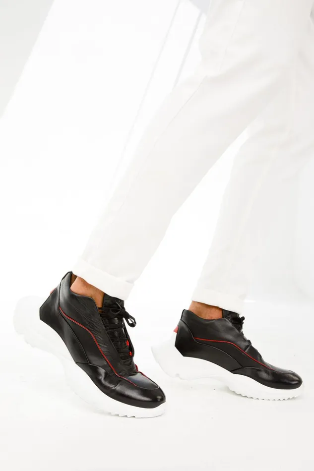 Vinci Leather Sneakers The Graton Black Leather Sneaker 8211 Men
