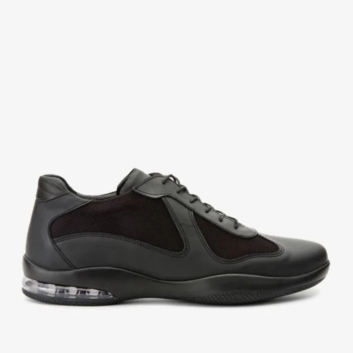 Vinci Leather Sneakers The Zona Black Leather Sneaker 8211 Men