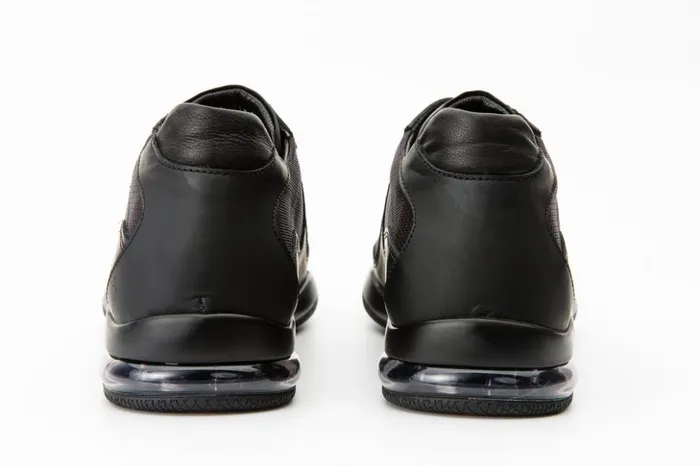 Vinci Leather Sneakers The Zona Black Leather Sneaker 8211 Men