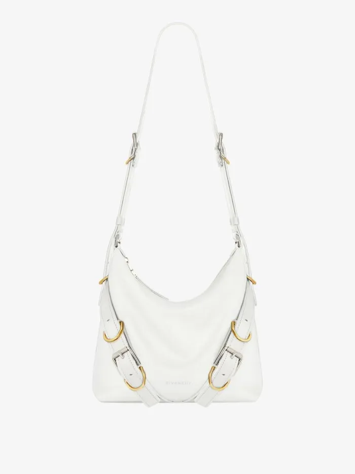 Voyou Crossbody Bag In Leather Ivory Women Givenchy Crossbody Bags