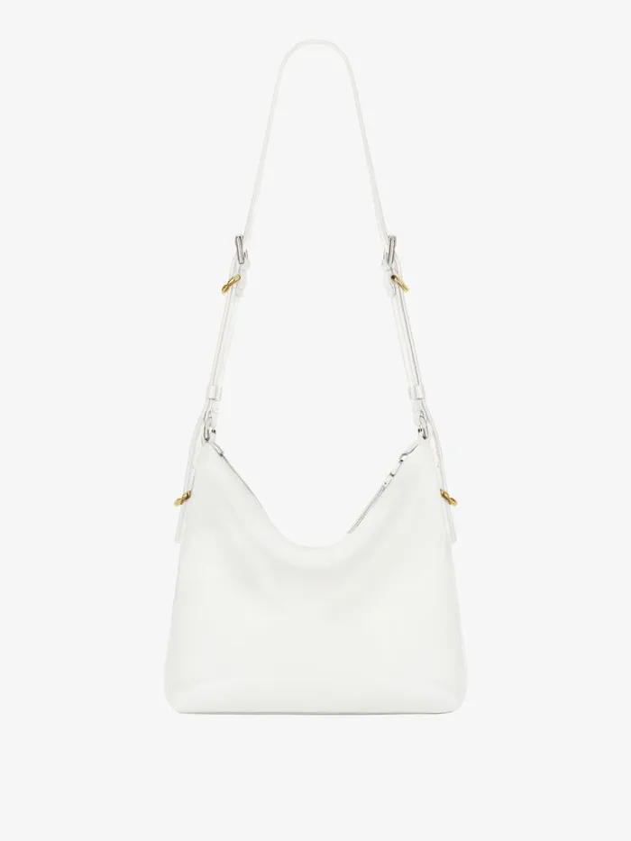 Voyou Crossbody Bag In Leather Ivory Women Givenchy Crossbody Bags