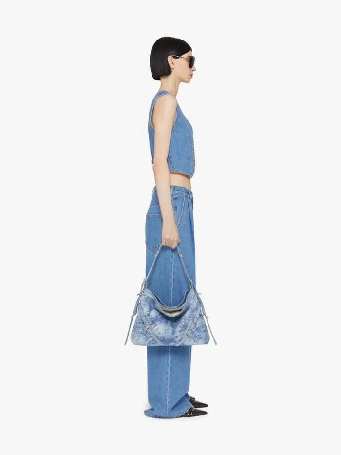 Voyou Waistcoat In Denim Deep Blue Women Givenchy Tops and Shirts