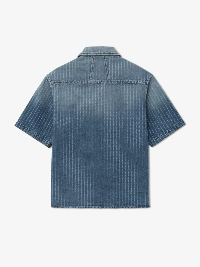 WABASH DENIM SNAP SHIRT Men Rhude Denim
