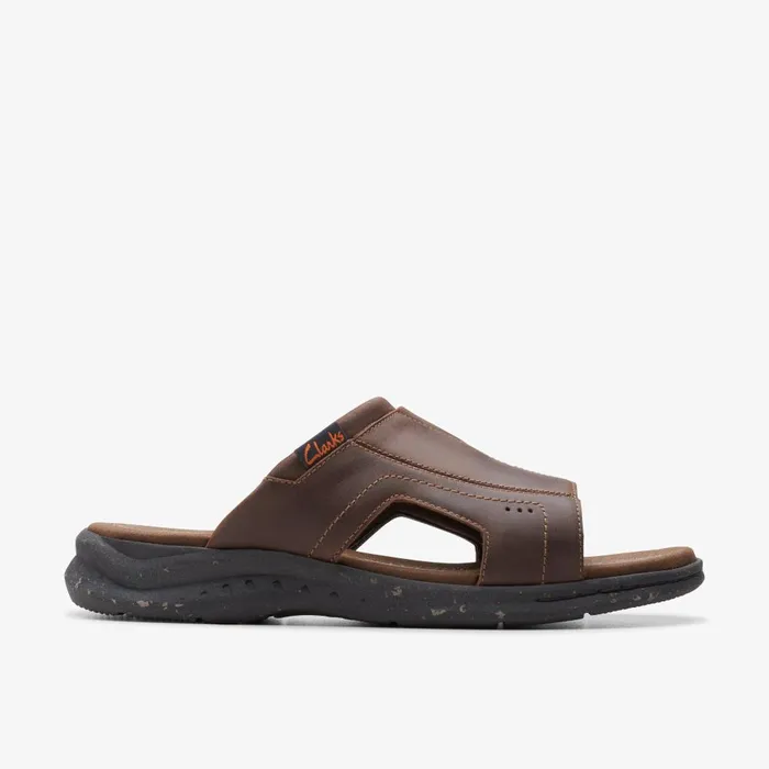 Walkford Band Beeswax Leather Men Clarks Sandals and Flip Flops