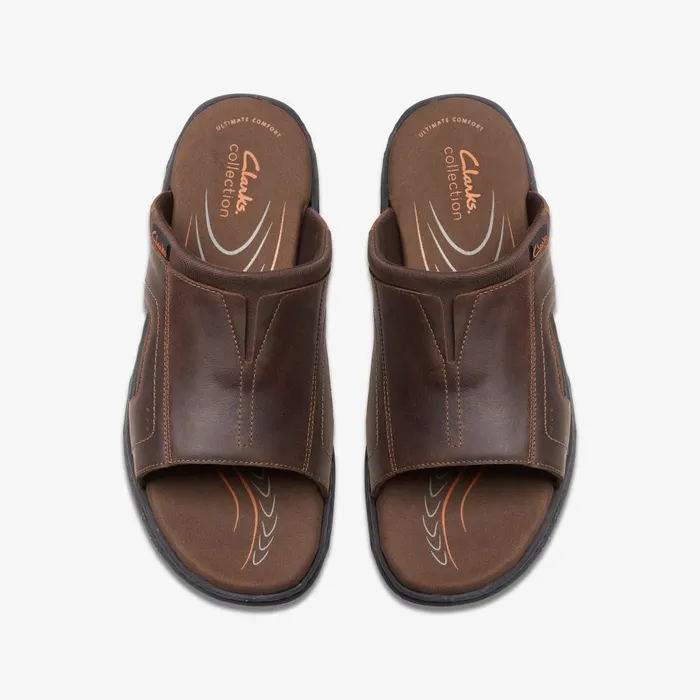 Walkford Band Beeswax Leather Men Clarks Sandals and Flip Flops