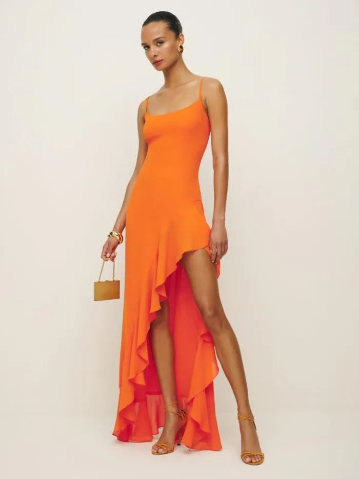 Weddings The Reformation Winola Dress Citrus