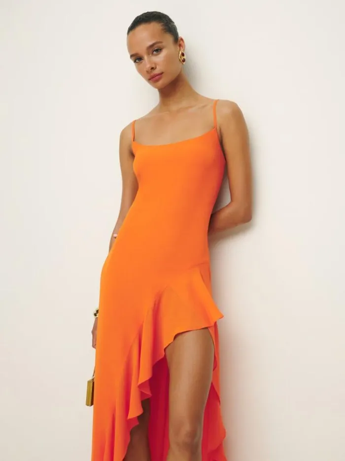 Weddings The Reformation Winola Dress Citrus