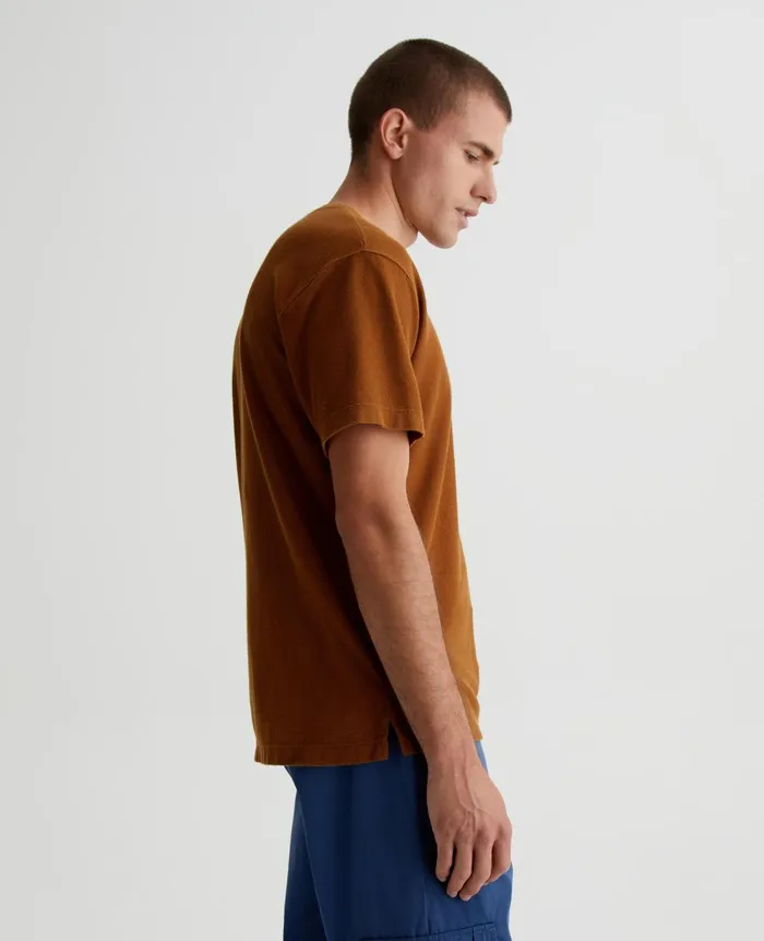 Wesley Crew Tree Bark Men AG Jeans Tees Wesley Crew Tree Bark Men AG Jeans Tees