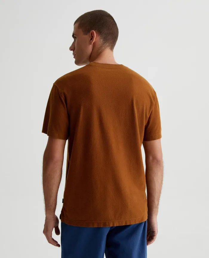 Wesley Crew Tree Bark Men AG Jeans Tees Wesley Crew Tree Bark Men AG Jeans Tees