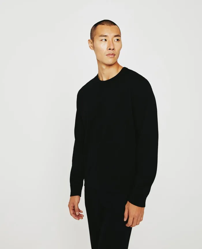 Wesley Pullover True Black Men AG Jeans Sweatshirts Wesley Pullover True Black Men AG Jeans Sweatshirts