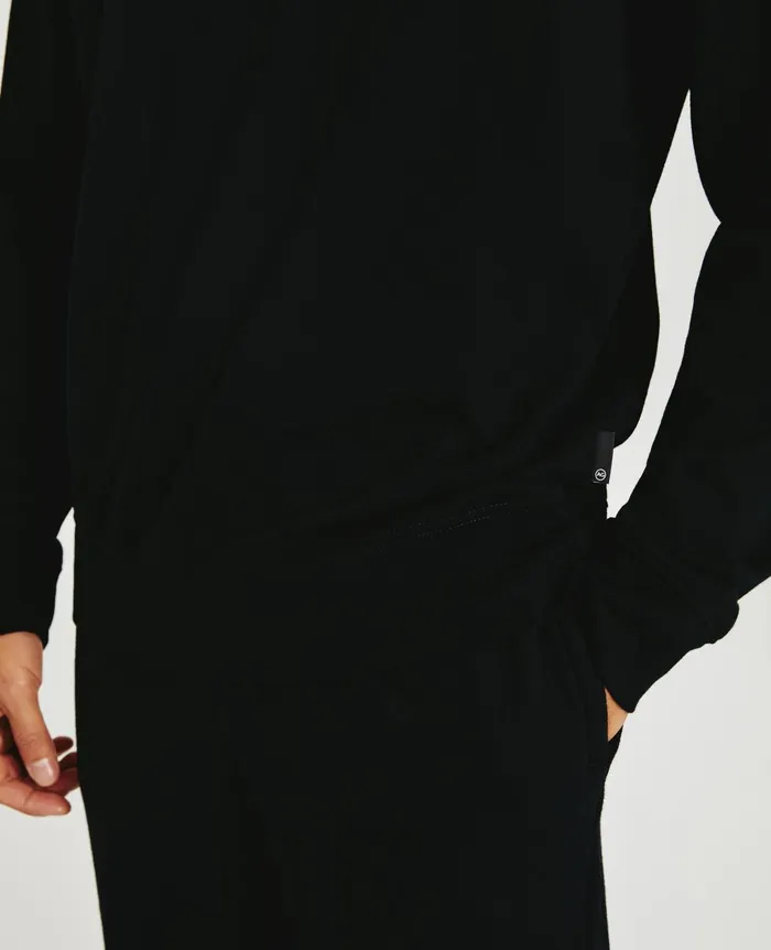 Wesley Pullover True Black Men AG Jeans Sweatshirts Wesley Pullover True Black Men AG Jeans Sweatshirts