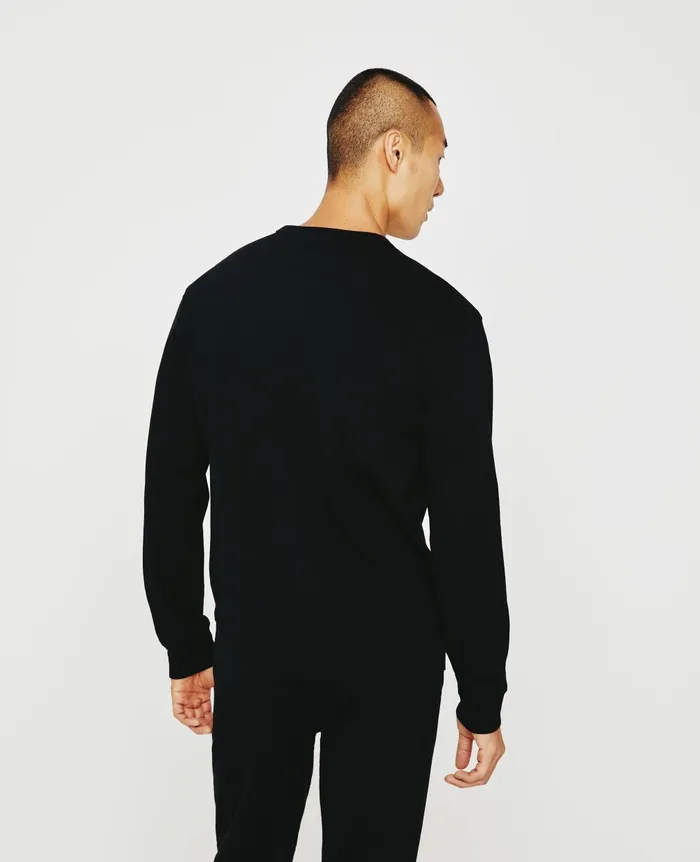 Wesley Pullover True Black Men AG Jeans Sweatshirts Wesley Pullover True Black Men AG Jeans Sweatshirts
