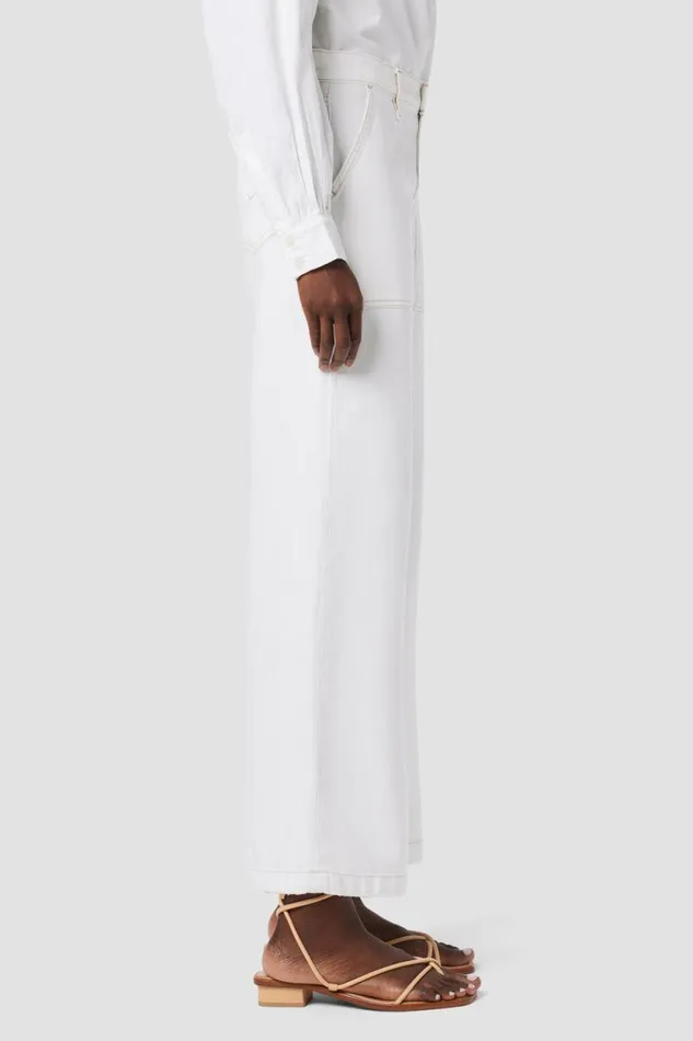 Wide Leg Women Hudson Jeans Jodie HighRise Wide Leg Crop Jean White Wide Leg Women Hudson Jeans Jodie HighRise Wide Leg Crop Jean White