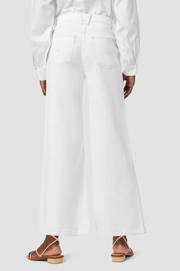 Wide Leg Women Hudson Jeans Jodie HighRise Wide Leg Crop Jean White Wide Leg Women Hudson Jeans Jodie HighRise Wide Leg Crop Jean White