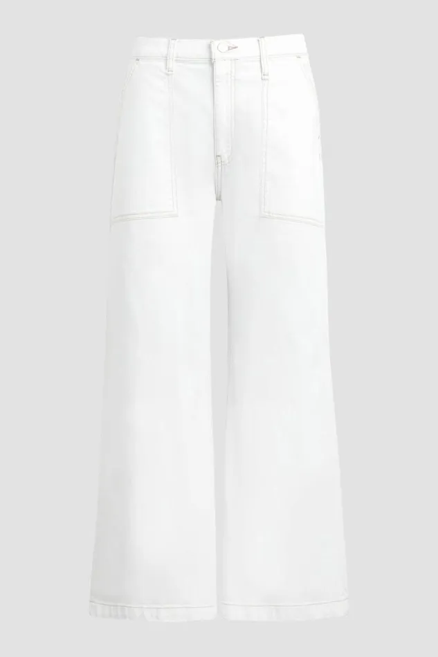 Wide Leg Women Hudson Jeans Jodie HighRise Wide Leg Crop Jean White Wide Leg Women Hudson Jeans Jodie HighRise Wide Leg Crop Jean White