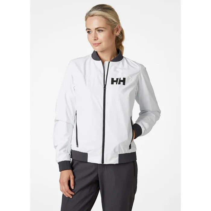 Windbreakers Women Helly Hansen W HP RACING WIND JACKET 001 White