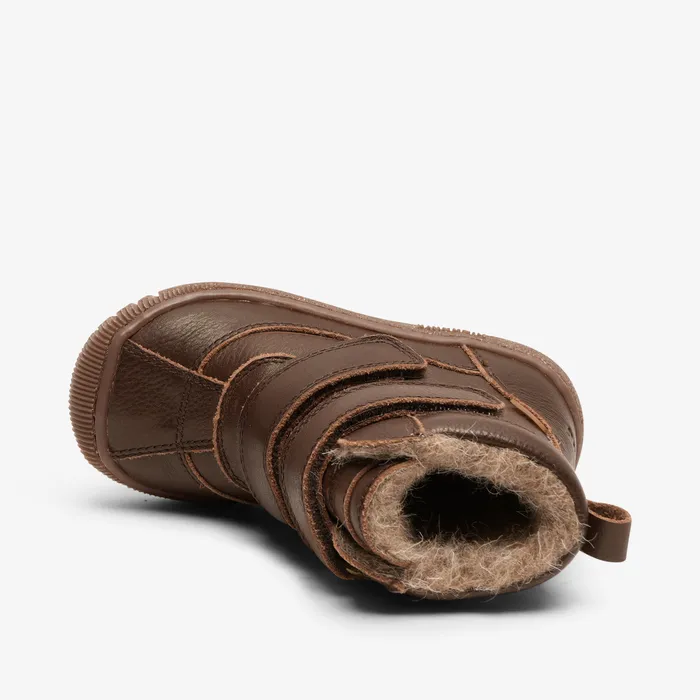 Winter boots KIDS bisgaardshoes ellis tex mocha Brown