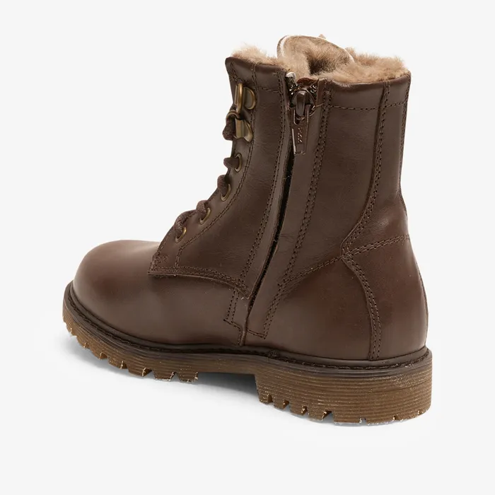 Winter boots KIDS maia lamb coffee Brown bisgaardshoes