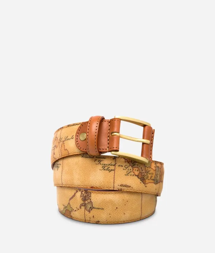 Woman Belts Alviero Martini Geo Classic Belt With Logo Buckle