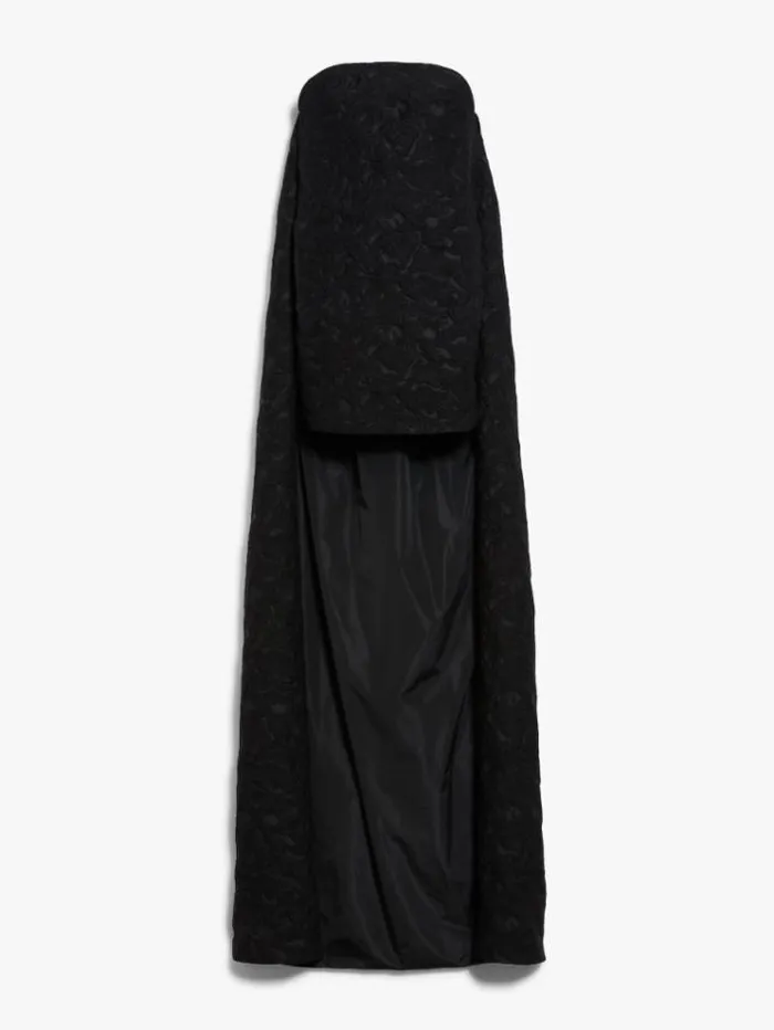 Woman Brocade Jacquard Bustier Dress Black Maxmara Dresses Woman Brocade Jacquard Bustier Dress Black Maxmara Dresses