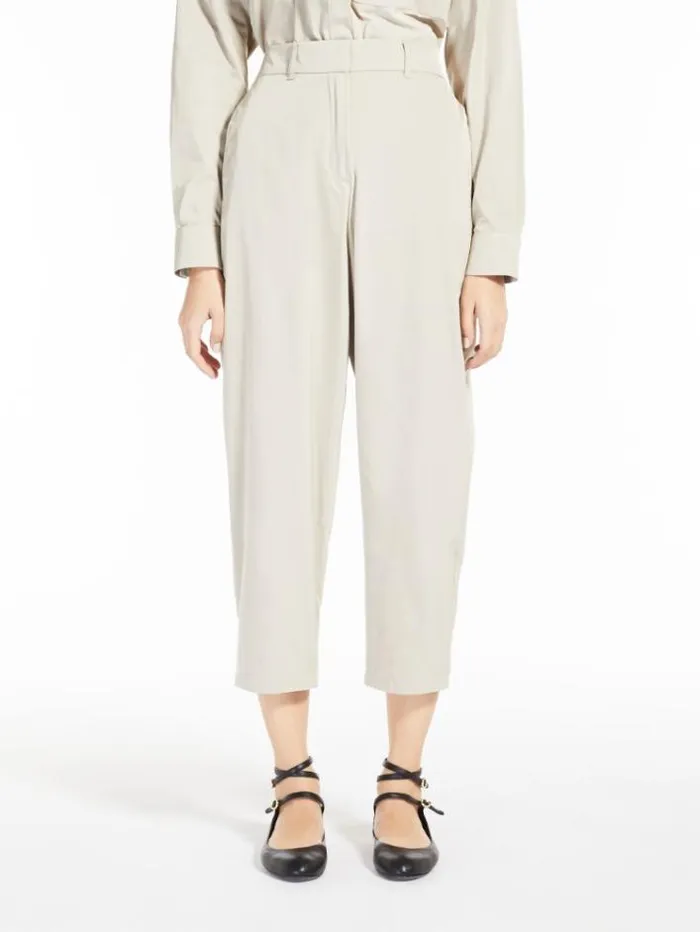 Woman Carrot Trousers In Radzimir Sand Maxmara Trousers