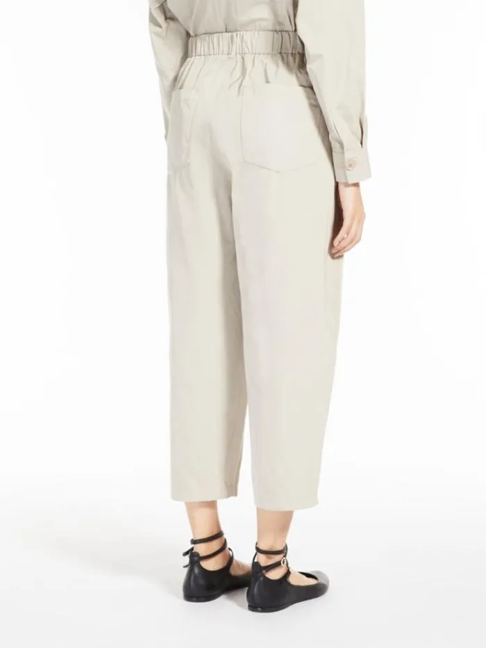 Woman Carrot Trousers In Radzimir Sand Maxmara Trousers Woman Carrot Trousers In Radzimir Sand Maxmara Trousers