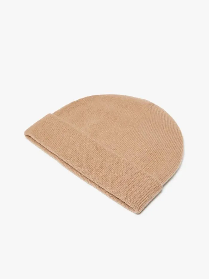 Woman Cashmere Cap Hazelnut Brown Maxmara Hats
