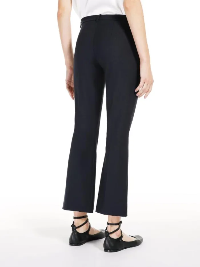 Woman Cottonblend Trousers Midnightblue Maxmara Trousers Woman Cottonblend Trousers Midnightblue Maxmara Trousers