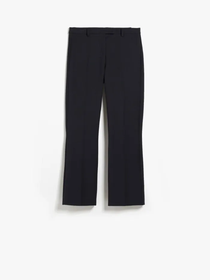 Woman Cottonblend Trousers Midnightblue Maxmara Trousers Woman Cottonblend Trousers Midnightblue Maxmara Trousers