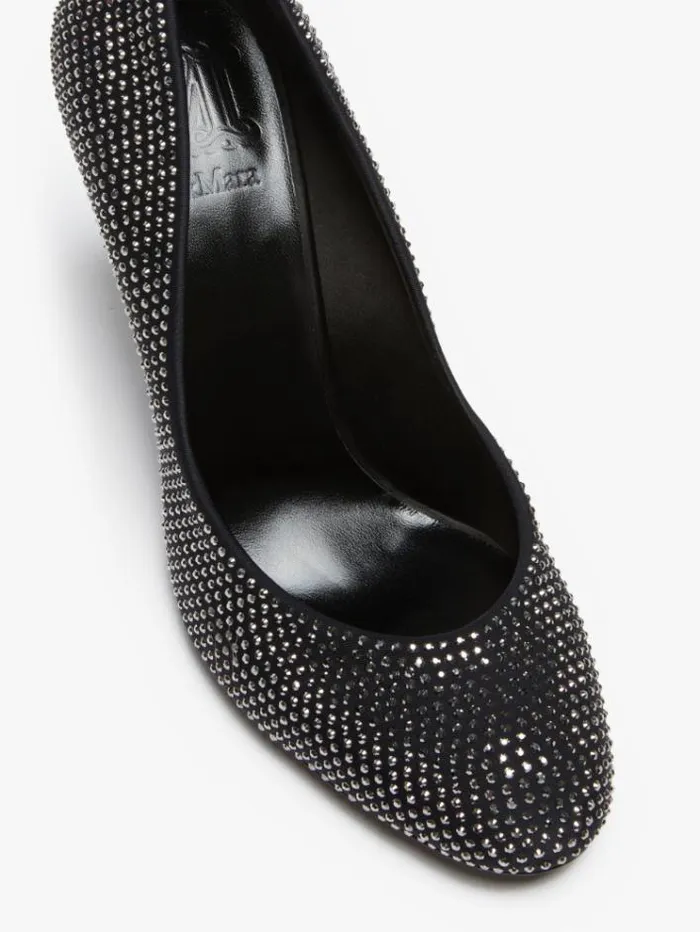 Woman Crystalembellished Pumps Black Maxmara Dcollet