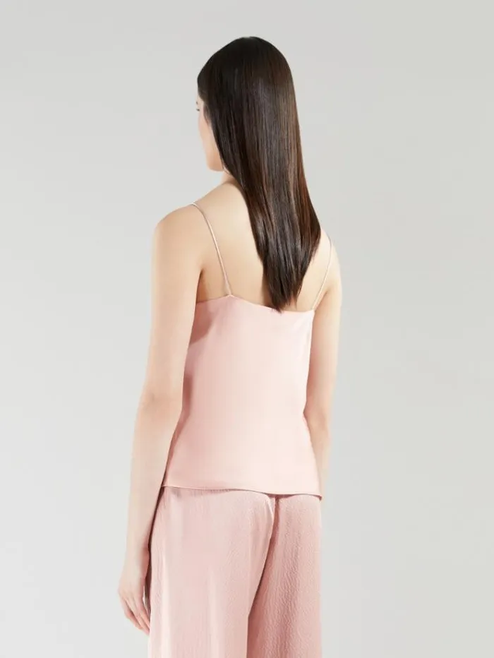Woman Envers Satin Camisole Top Powder Maxmara Shirts And Tops Woman Envers Satin Camisole Top Powder Maxmara Shirts And Tops