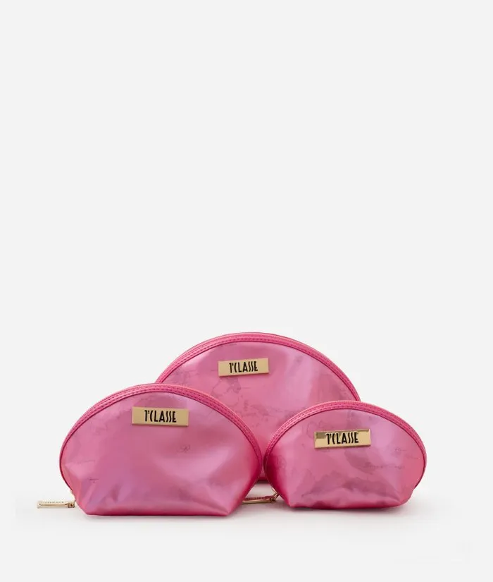 Woman Pouches and Toiletry Bags Alviero Martini Pouch Set Bubble Pink