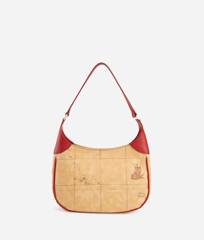 Woman Shoulder Bags Alviero Martini 3d Geo Shoulder Bag Raspberry
