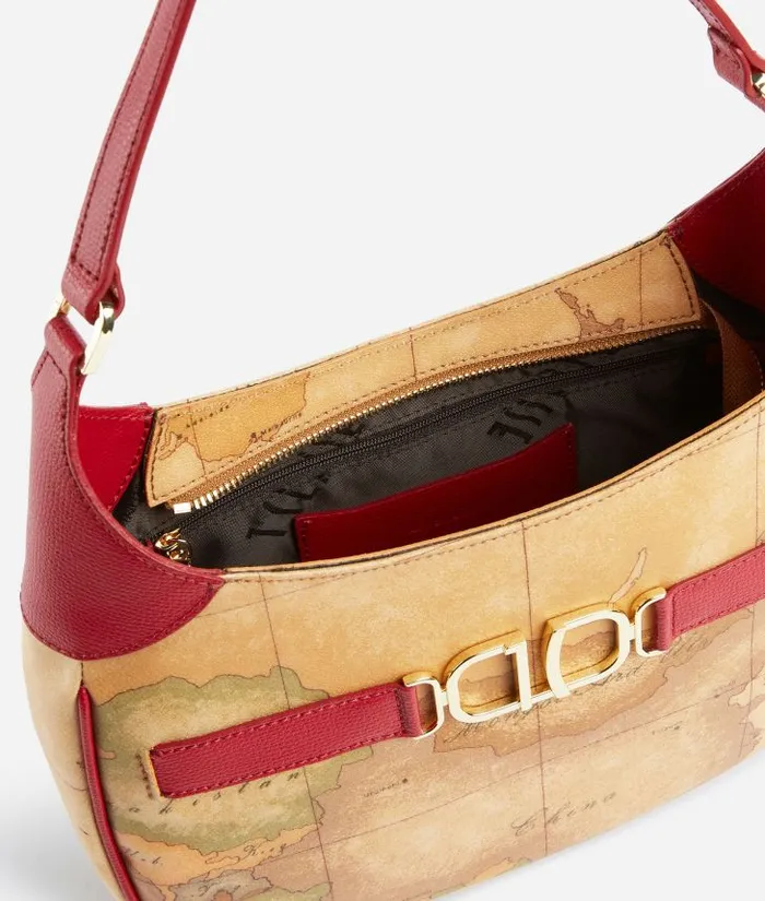 Woman Shoulder Bags Alviero Martini 3d Geo Shoulder Bag Raspberry