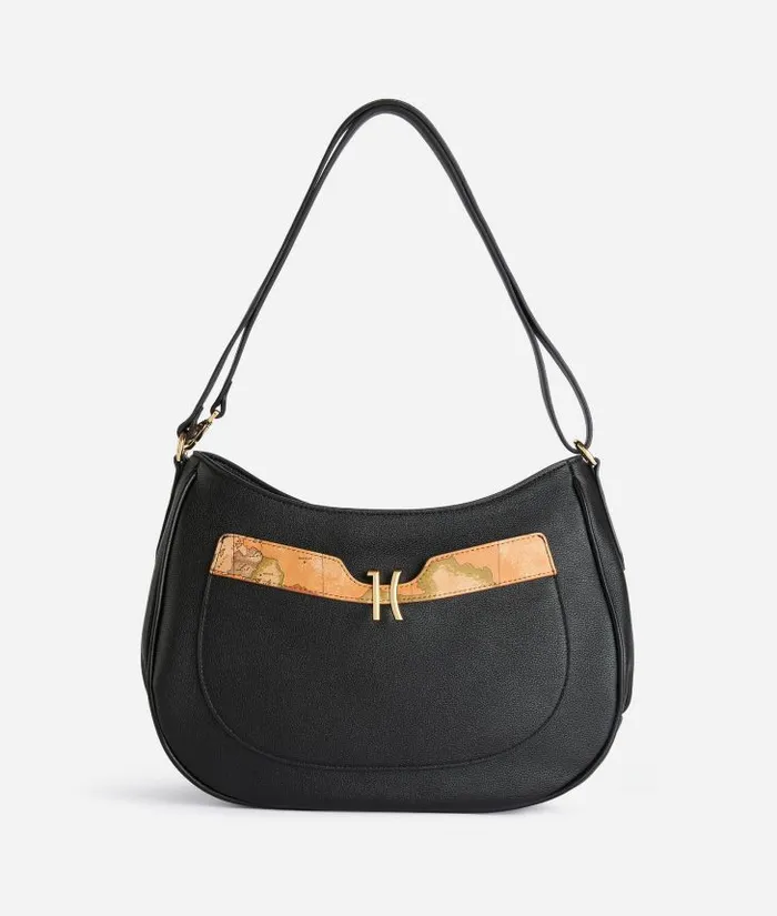 Woman Shoulder Bags Alviero Martini Innovative Vision Dual Wearability Shoulder Bag Black Woman Shoulder Bags Alviero Martini Innovative Vision Dual Wearability Shoulder Bag Black