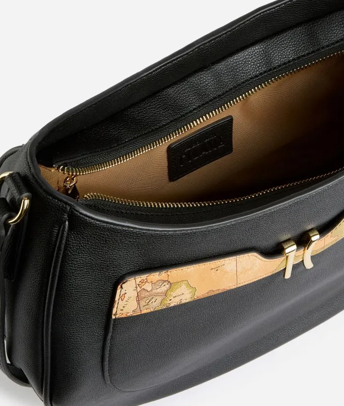 Woman Shoulder Bags Alviero Martini Innovative Vision Dual Wearability Shoulder Bag Black