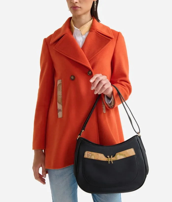Woman Shoulder Bags Alviero Martini Innovative Vision Dual Wearability Shoulder Bag Black