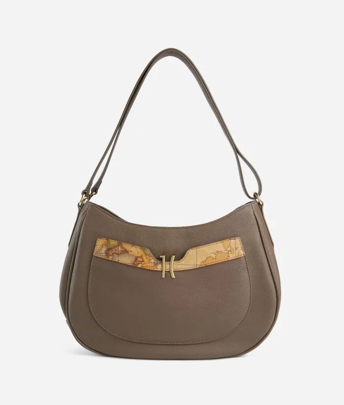 Woman Shoulder Bags Alviero Martini Innovative Vision Dual Wearability Shoulder Bag Dark Taupe Woman Shoulder Bags Alviero Martini Innovative Vision Dual Wearability Shoulder Bag Dark Taupe